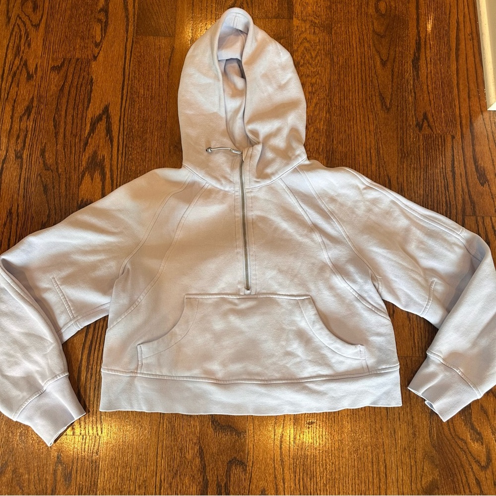 Light Purple Lululemon Scuba Hooded Sweatshirt
